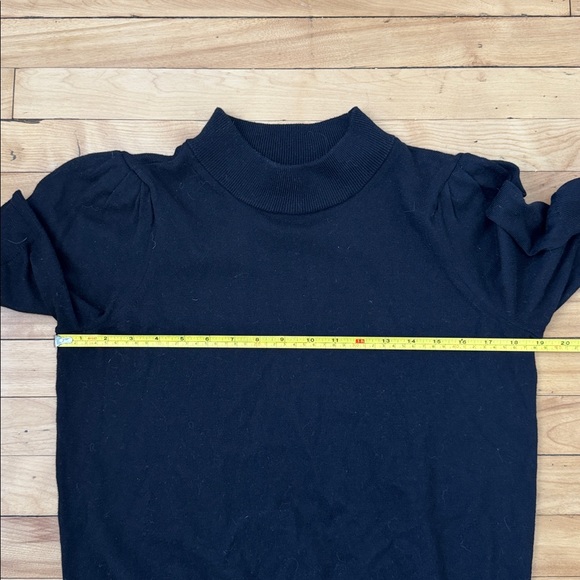2/$20 Michael Kors Black Puff Sleeve Sweater - Picture 3 of 4